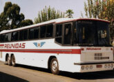 Diplomata 350 em chassi Scania K 112 TL na frota da Reunidas Transportes Coletivos, de Caçador (SC) (foto: Roberto Grudtner Silveira / dbpbuss).