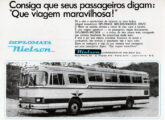 Material de divulgação de 1968 para a carroceria Diplomata sobre o novo chassi Magirus-Deutz nacional; o ônibus pertencia ao Expresso Princesa dos Campos, de Ponta Grossa (PR).