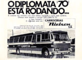 A Nielson sempre foi econômica em publicidade, só utilizando-a em poucas ocasiões especiais, cmo esta, de maio de 1970, para o lançamento do novo Diplomata.