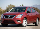 Nissan Versa na versão de entrada S.