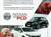 O suporte da Nissan à inclusão digital dos clientes com deficiências justificou sua premiação como Marca Digital do Ano; a publicidade é de janeiro de 2025.