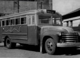 Chevrolet 1948-53 do Expresso São José, de Criciúma (SC), ligando sua cidade a Guatá, distrito de Lauro Müller (SC) (fonte: Ivonaldo Holanda de Almeida / fotosdeorleans).
