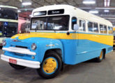 Criteriosamente restaurado, o Chevrolet-Ott da Santo Antônio é hoje presença frequente em mostras de ônibus antigos (foto: Guilherme Buss / busologosdosul).