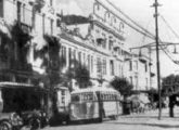 Um dos carros da Bianchi, fotografado no centro de Juiz de Fora nos anos 40 (fonte: portal mauricioresgatandoopassado).