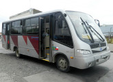 Micro-ônibus Pauliscar Felino sobre chassi Agrale, exportado para o Chile em 2006; o veículo operava em Punta Arenas, no extremo sul do continente (foto: Andrés Valdebenito C.).