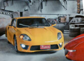 A mini Ferrari e o bico da Alfa fotografados juntos na oficina da Personal Parts (foto: Fusca&Cia). 