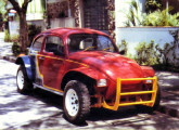 Baja bug Phybe, fabricado entre 1985 e 86; note a entrada de ar abaixo do para-brisa traseiro (foto: Felipe Nicoliello). 