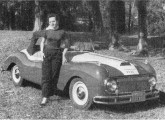 Carroceria esporte projetada em Curitiba (PR) por Guido Weber, em 1956, e moldada em chapa galvanizada por Pedro Poza; a mecânica era Fiat 1100 (fonte: Revista de Automóveis).      