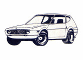 Desenho artístico do Puma "popular", na concepção inicial de 1971-72.    