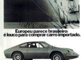 GTE em publicidade institucional Puma de 1979, registrando a exportação de seus carros para a Alemanha.