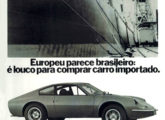 GTE em publicidade institucional Puma de março de 1979, registrando a exportação de seus carros para a Alemanha.