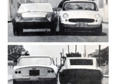 DKW Malzoni comparado ao protótipo do Puma 1500 em chapa metálica (fotos: Autoesporte).