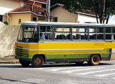Raro micro-ônibus Puma com carroceria Caio, fotografado em Poços de Caldas (MG) em 2008; note a melhor proporção entre o tamanho do para-brisa e da grade, conferindo ao veículo visual mais equilibrado do que no caminhão (foto: LEXICAR).