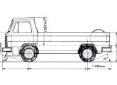 Esta picape para 2 t foi uma das três alternativas propostas para o caminhão leve 2.T em 1984; neste caso a cabine foi rebaixada com relação ao caminhão.    