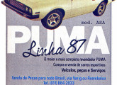 Publicidade de 1987 do Puma ASA – ex-GTB S2 – fabricado pela Araucária. 