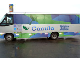 Micro-ônibus Euro 450R transformado em biblioteca itinerante para a Prefeitura de Jaraguá do Sul (SC).