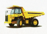 Protótipo do caminhão fora-de-estrada H325-6, preparado pela Randon para a Komatsu; o veículo foi apresentado na feira M&T 2001 mas não entrou em produção. 