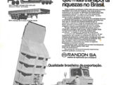 Propaganda institucional de setembro de 1975, destacando a imagem do caminhão RK-424, com o qual a empresa ingressou no setor automobilístico (fonte: João Luiz Knihs).