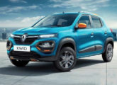 Kwid 2020 indiano, reestilizado pelo Departamento de Estilo da fábrica brasileira.