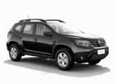 Duster Intense Plus, uma das duas novas versões introduzidas em 2024; note as rodas de aço de 16" com calotas.