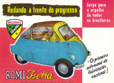 Folheto de propaganda do primeiro Romi-Isetta.     