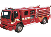 Carro-bombeiro Rontan de fabricação recente, o Maxi Pumper (aqui sobre caminhão Ford Cargo com cabine suplementar) possui tanque de água de 4.000 l. 