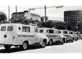 As cinco ambulâncias exportadas para Angola (fonte: Jorge A. Ferreira Jr.).
