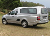 Chevrolet Montana, em 2013 transformado pela Samb em carro fúnebre. 