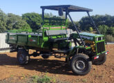 Carreta 4x2 com motor diesel de 13 cv fabricada em julho de 2022.