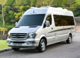 6.9 SI, primeiro motor-home Classe B da Santo Inácio, desenvolvido a partir do furgão teto-alto Sprinter 416.