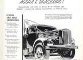Propaganda da Vemag, de maio de 1958, anunciando o primeiro Scania-Vabis nacional.