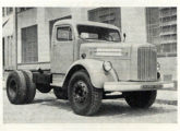 L 71 - primeiro Scania-Vabis nacional, ainda fabricado pela Vemag, lançado em 1958 com 65% de componentes produzidos no país.    