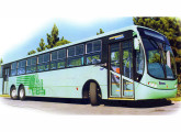 L94 IB6x2*4, o inédito chassi com 3º eixo direcional da Scania, aqui com carroceria Busscar.   