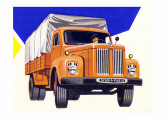 Evolução do L 71 e segundo produto nacional da Scania, o L 75 foi lançado no final de 1958, ainda com motor importado; a pintura em cor laranja viria a ser por muitos anos característica da marca.