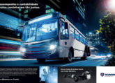 Ônibus urbano com carroceria Mascarello GranVia em propaganda de chassis Scania de março de 2013.