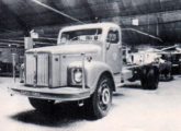 O stand da Scania-Vabis no II Salão do Automóvel, em novembro de 1961 (foto: Mecânica Popular).