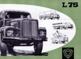 Capa de ficha técnica para os modelos L 75 ...