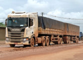 R 500 - outro Scania operando em Porto Velho em 2021 (foto: Marcos C. Filho).