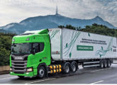 Em junho de 2020 a Scania do Brasil iniciou as vendas de seus caminhões a gás, com motores ainda importados da Suécia. 