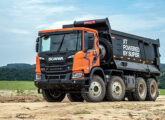 Caminhão para mineração G 560 8x4, da nova série XT Super.
