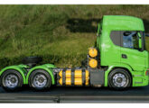 Scania GH 460 a gás.