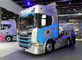 Foram muitas as novidades mostradas pela Scania na Fenatran 2024, quatro delas inéditas: novo modelo de entrada Performance G-Line 370, ... (foto: LEXICAR)