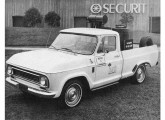 Picape Chevrolet C 10 equipada com gasogênio Securit em 1981. 
