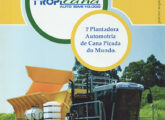 Capa de folheto publicitário da plantadora de cana picada Tropicana.