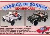 Peça publicitária dos carros infantis Sid, veiculada em 1993. 