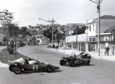 Os pequenos F1 da Sideral durante prova de rua em São Bernardo do Campo (SP) (fonte: Paulo Roberto Steindoff / clubeminicarros).