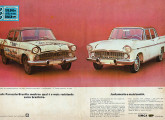 Ainda tendo que provar qualidade: publicidade de março de 1965 divulgando prova de resistência em estrada do Simca Rallye - mais de 120.000 km em 44 dias, à média de 113,1 km/h, sem falhas.
