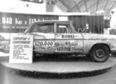 O Simca recordista, exposto no V Salão do Automóvel (fonte: Walter Hahn Jr. / autoentusiastas).