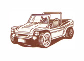 O raro buggy carioca Speed, de 1984. 