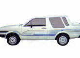 Picape cabine-dupla Saveiro, também de 1988.      
